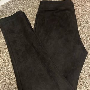 Andrew Marc washable, breathable suede pants.